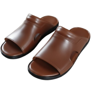 Men’s Premium Leather Upper Casual Slippers